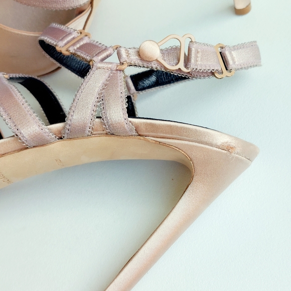 Balenciaga pink satin Boudoir stiletto sandals, EU40, new w/ box, dustbag - Picture 8 of 16